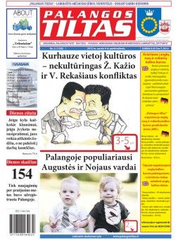 Palangos tilto laikraštis, Data: 2015-01-08, Numeris: 2(1338) 