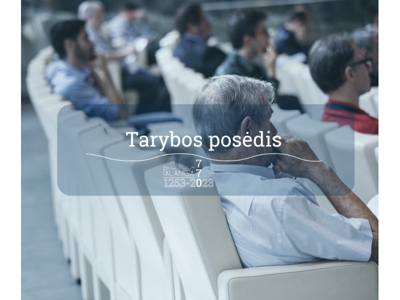 Palangos miesto savivaldybės tarybos posėdyje rugpjūčio 29 d. bus svarstoma 19 klausimų