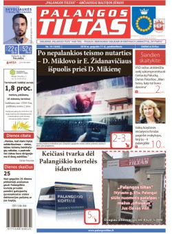 Palangos tilto laikraštis, Data: 2018-05-10, Numeris: 19(1644) 