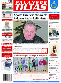 Palangos tilto laikraštis, Data: 2012-03-05, Numeris: 18 (1061) 