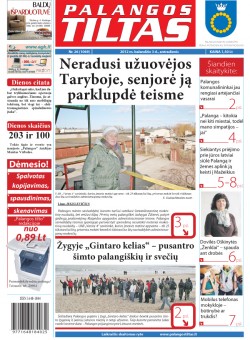 Palangos tilto laikraštis, Data: 2012-04-02, Numeris: 26 (1069) 