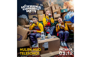 Grupė „Antikvariniai Kašpirovskio dantys“ atvyksta į Palangą!