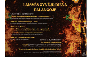 Laisvės gynėjų dienai skirti renginiai Palangoje