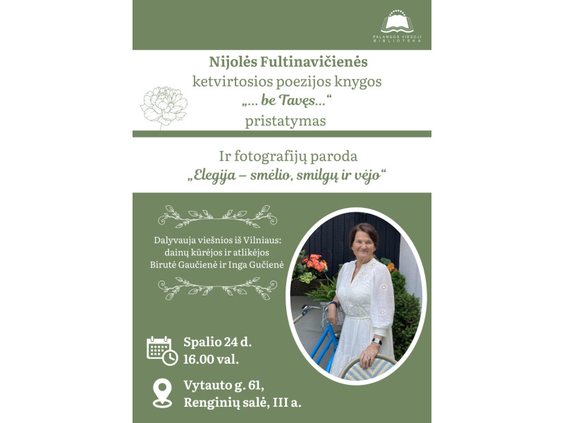Nijolės Fultinavičienės kūrybos popietė