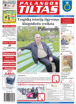 Palangos tilto laikraštis, Data: 2012-05-21, Numeris: 38 (1081) 