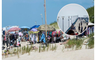 Garsiajame Palangos paplūdimio turguje panoro apsilankyti žmona su savo vyru: „Likau šokiruota“