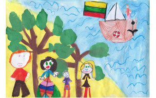 Palangos lopšelio-darželio „Gintarėlis“ vaikų kūrybinė paroda „100-sis pavasaris Palangoje“ (PIEŠINIŲ GALERIJA)