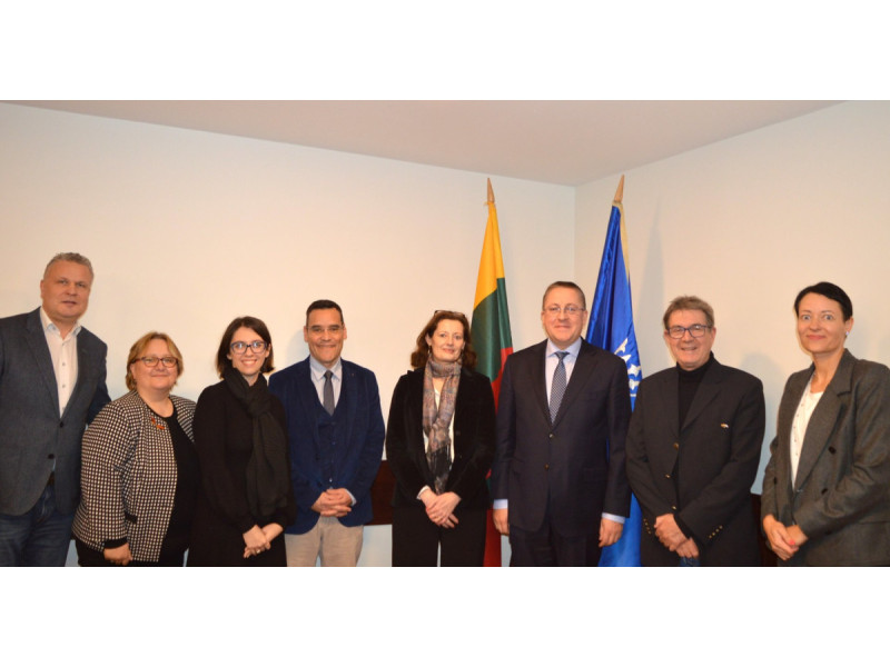 Palangos savivaldybėje lankėsi Prancūzijos ambasadorė Alix Everad, garbės konsulas Klaipėdoje Olivier Criou bei Prancūzų kalbos instituto direktorius Pascal Sliwanski