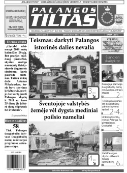 Palangos tilto laikraštis, Data: 2014-03-24, Numeris: 23(1261) 