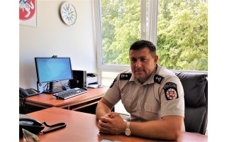 Palangos policijos viršininkas Algirdas Budginas: „Mūsų 45 darbuotojų komandoje – 17 palangiškiai“