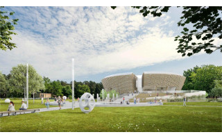 Palanga visuomenei pristato būsimos meno galerijos architektūrines vizijas