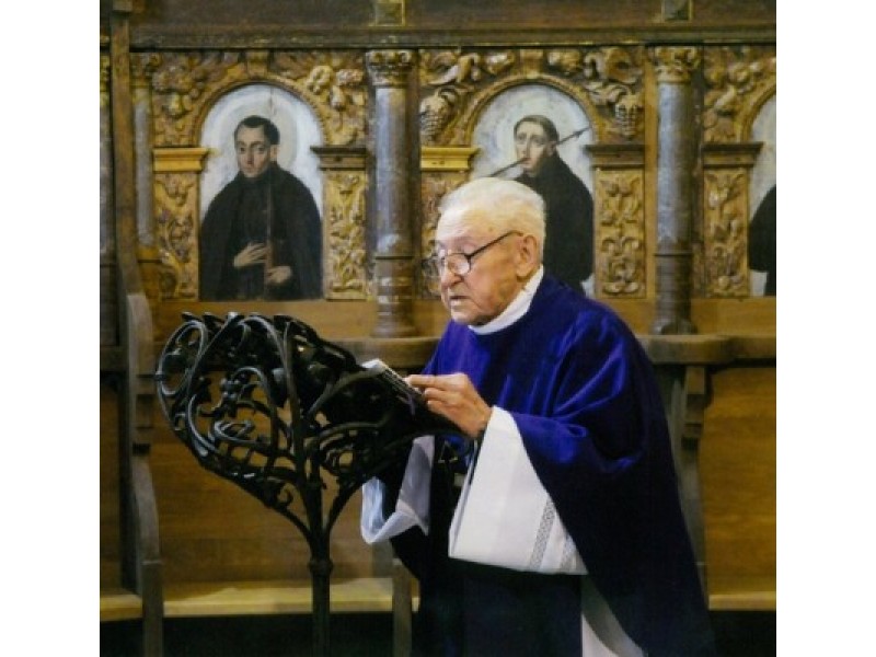 Rezidentas, kunigas Liudas Serapinas (1923-2010).