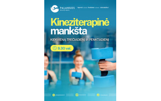 Kineziterapinė mankšta Palangos baseine