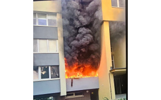 Prasidėjo po gaisro liepą nukentėjusio namo Sodų gatvėje remontas