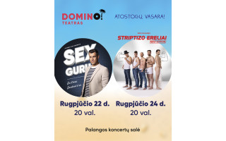 „Domino“ teatras kviečia į spektaklį „Striptizo ereliai“ Palangoje