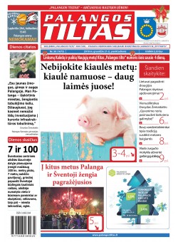 Palangos tilto laikraštis, Data: 2018-12-24, Numeris: 50 (1675) 