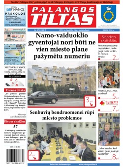Palangos tilto laikraštis, Data: 2012-11-15, Numeris: 87 (1130) 