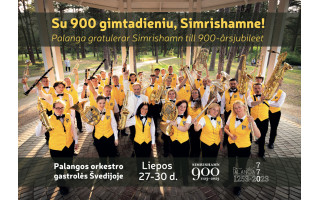Palangos orkestras koncertais Švedijoje sveikins seniausią Palangos miestą partnerį -  Simrishamną