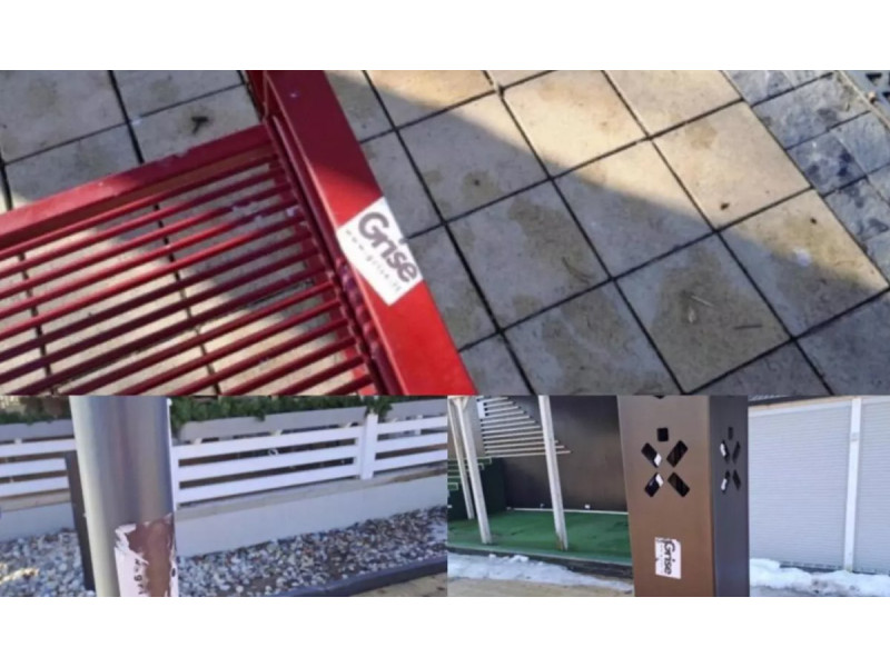 Kurorto nepilnamečių laisvalaikis: jaunuosius vandalus demaskavo vaizdo kameros. FOTO: DELFI