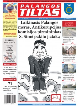 Palangos tilto laikraštis, Data: 2013-03-04, Numeris: 18 (1159) 