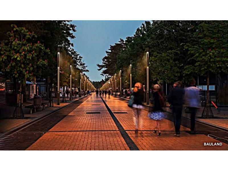 Pradedamų darbų ant Jūros tilto ir J. Basanavičiaus gatvėje grafikas, aktualu ir palangiškiams, ir miesto svečiams (FOTO GALERIJA)