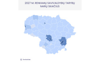 VRK nustatė renkamų savivaldybių tarybų narių skaičių: pokyčiai trijose savivaldybėse