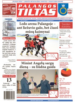 Palangos tilto laikraštis, Data: 2016-09-29, Numeris: 73 (1507) 