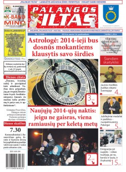 Palangos tilto laikraštis, Data: 2014-01-02, Numeris: 1 (1239) 