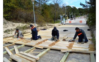 Palanga rengiasi vasarai – intensyviai tvarkomi paplūdimai