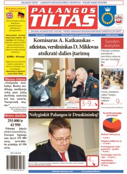 Palangos tilto laikraštis, Data: 2017-01-26, Numeris: 6(1537) 