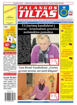 Palangos tilto laikraštis, Data: 2015-02-02, Numeris: 9(1345) 