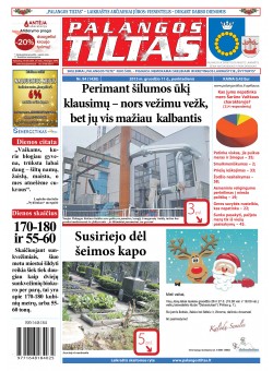 Palangos tilto laikraštis, Data: 2015-12-10, Numeris: 94(1430) 