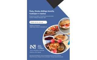 Kviečiame prisiminti žydų, litvakų didžiųjų švenčių tradicijas ir paragauti patiekalų