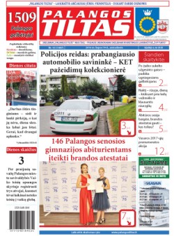 Palangos tilto laikraštis, Data: 2016-07-18, Numeris: 53 (1487) 