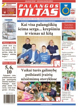Palangos tilto laikraštis, Data: 2017-06-01, Numeris: 39(1570) 