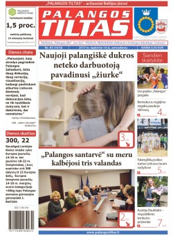 Palangos tilto laikraštis, Data: 2017-11-13, Numeris: 83(1614) 