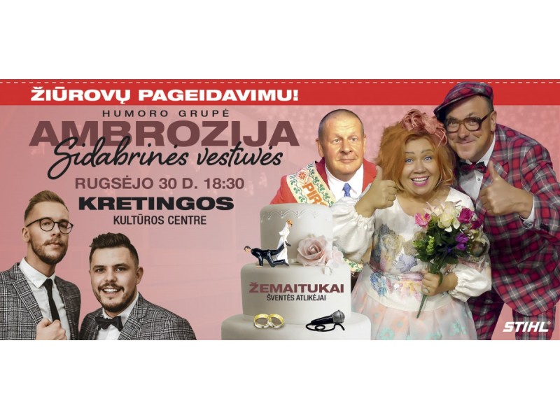 Palangiškius kviečia "Ambrozija" į koncertą Kretingoje