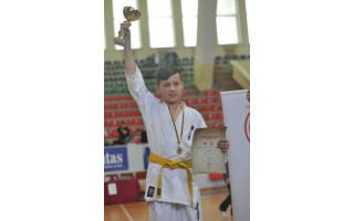 Sėkmingas palangiškių startas Lietuvos vaikų karate čempionate