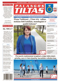 Palangos tilto laikraštis, Data: 2020-05-03, Numeris: 17 (1742) 