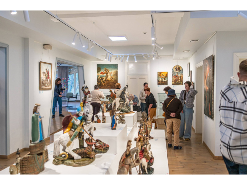 Palangos kurorto muziejuje pristatyta paroda „Atrakink šv. Jurgio paslaptis“