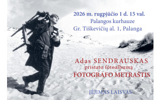 Ado Sendrausko fotoalbumo "Fotografo metraštis" pristatymas