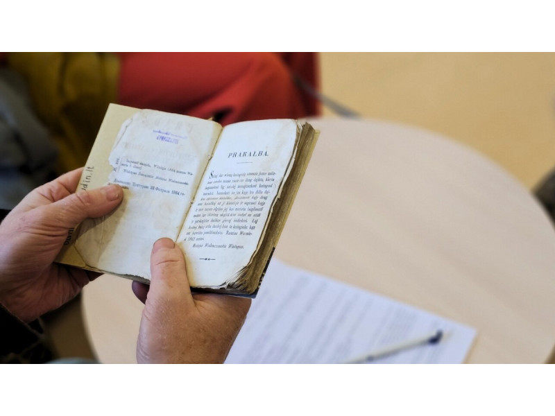 Motiejaus Valančiaus veikalas „Prade ir iszsiplietimas kataliku tikieima“ (1864)“ Kretingos rajono savivaldybės M. Valančiaus viešojoje bibliotekoje | Kretingos rajono savivaldybės M. Valančiaus viešosios bibliotekos nuotr.