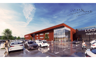 6 mln. eurų investicija Klaipėdoje: prie „Akropolio“ kylantis naujas pastatas lankytojus pasitiks rudenį