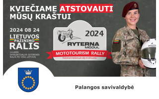 Kviečiame atstovauti Palangai intelektualioje kelionėje po Lietuvą Ryterna Modul Mototourism Rally