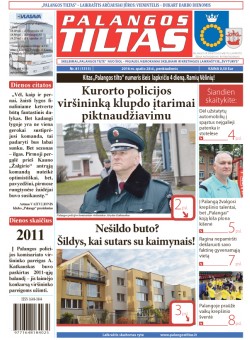 Palangos tilto laikraštis, Data: 2016-10-27, Numeris: 81(1515) 