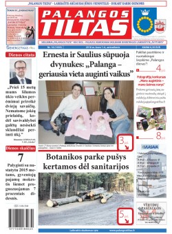 Palangos tilto laikraštis, Data: 2016-02-29, Numeris: 16(1450) 