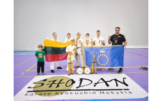 Palangos miesto vėliava kilo Olandijos tarptautiniame Kyokushin karate čempionate