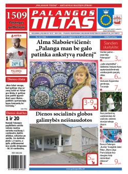 Palangos tilto laikraštis, Data: 2019-08-16, Numeris: 32(1707) 