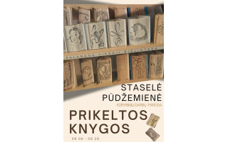 Bibliotekos abonementą puošia S. Pūdžemienės „Prikeltos knygos“