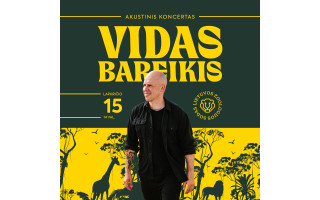 Lietuvos zoologijos sodas dovanoja akustinį Vido Bareikio koncertą